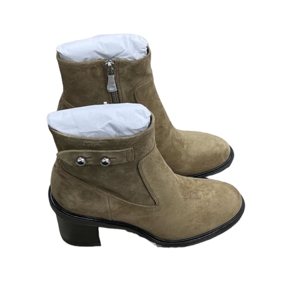 Rag & Bone Soren Ankle Boots in Olive Suede - Picture 4 of 5